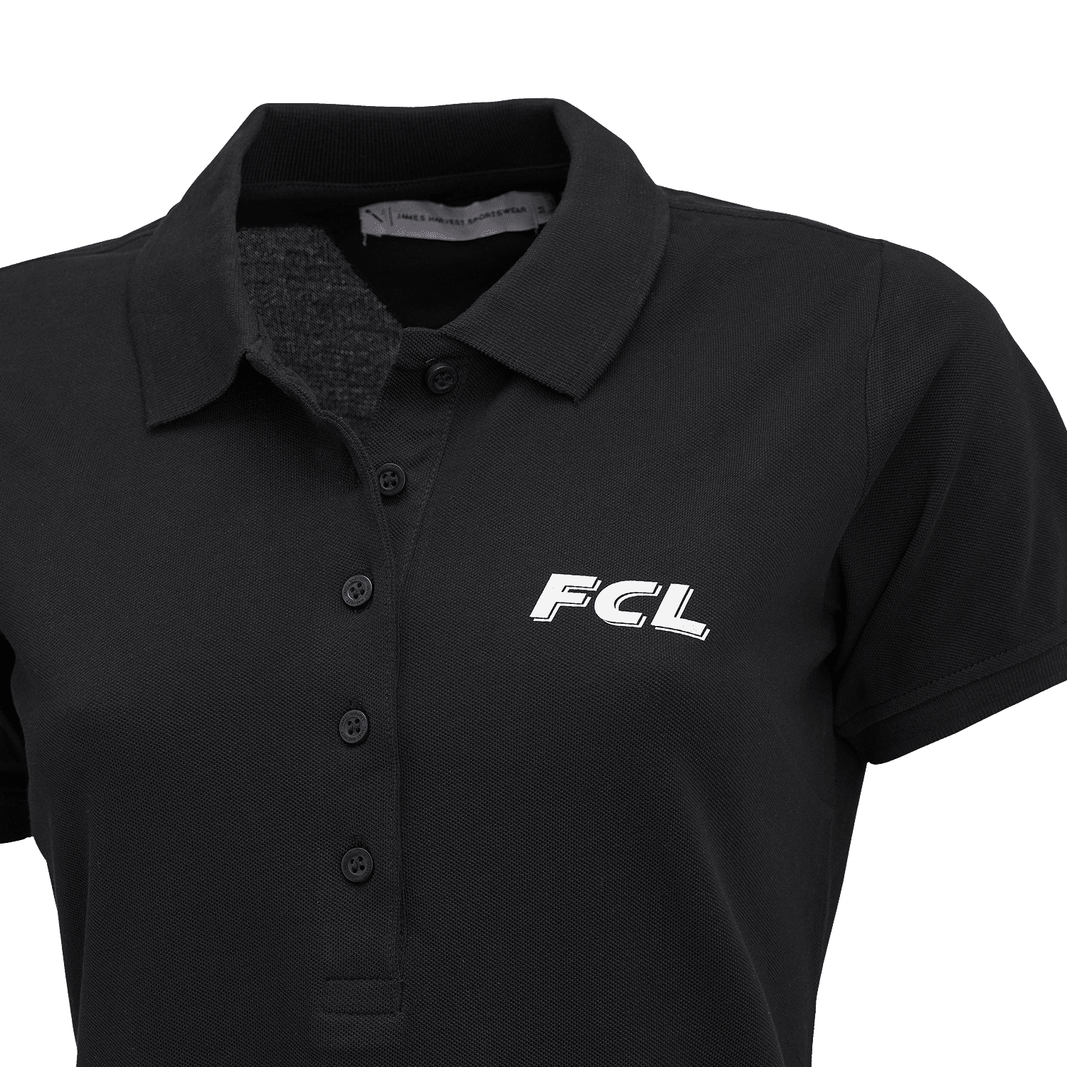 FCL Polo Shirt Schwarz Frauen