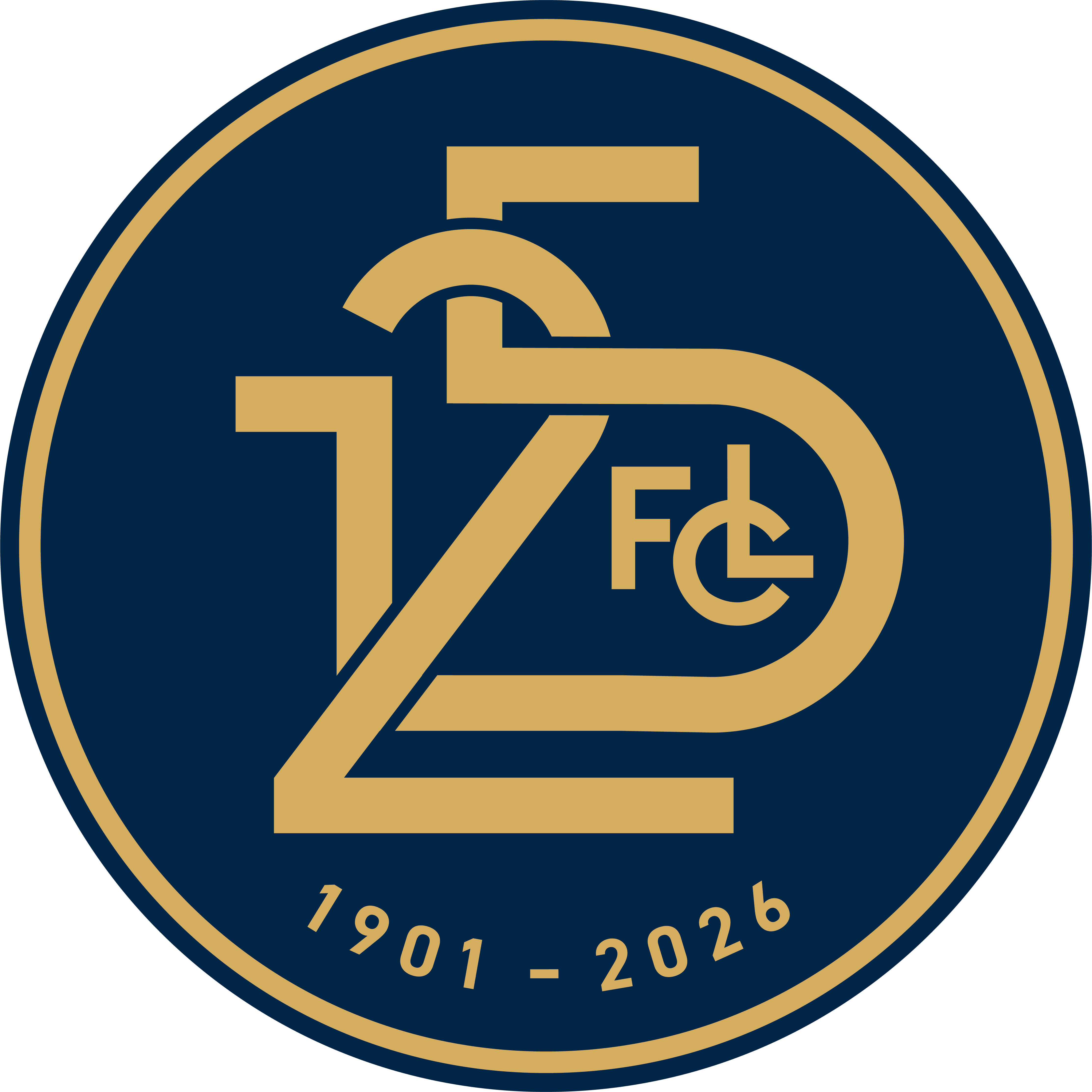 Aufdruck Jubiläumsbadge - FCL Fanshop