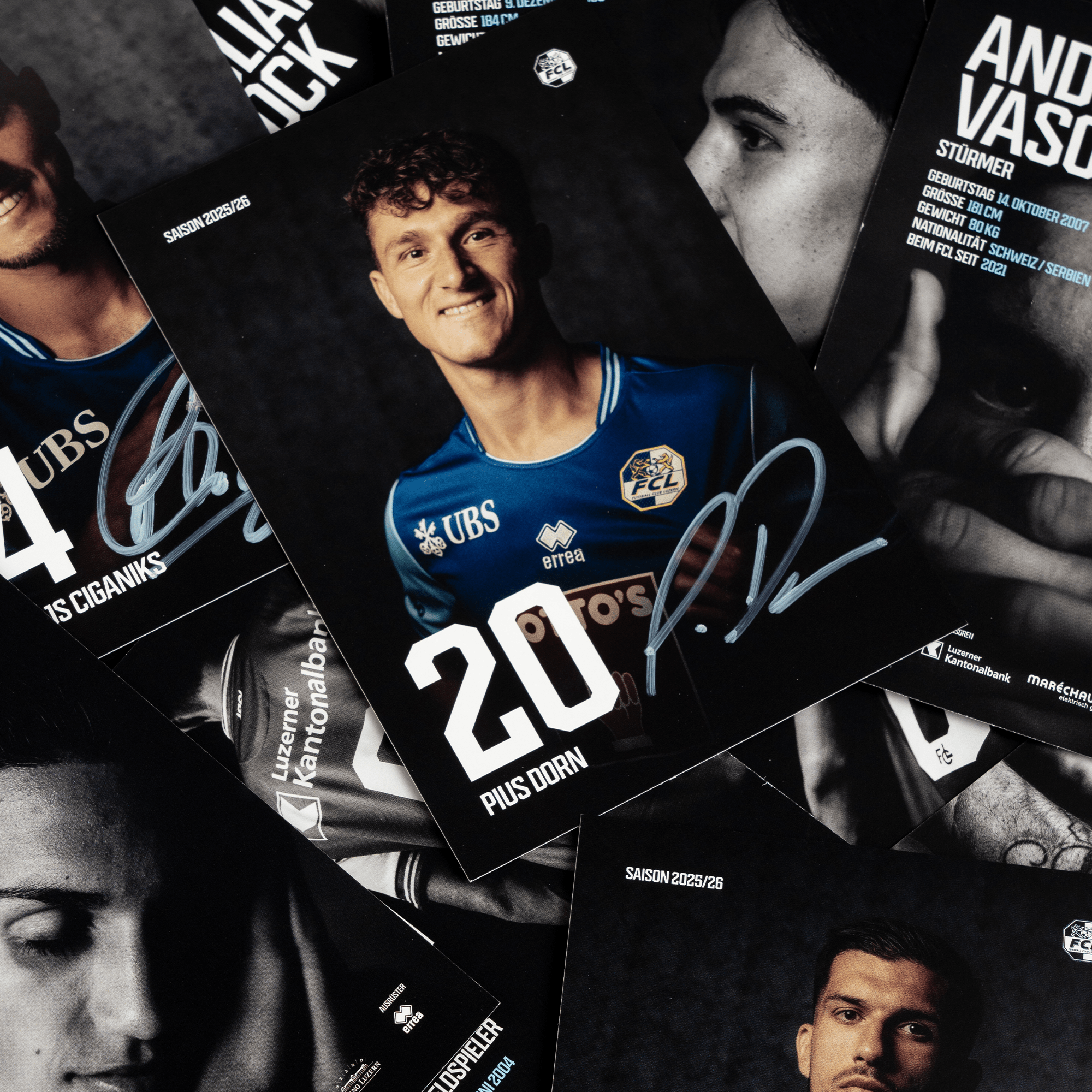 FCL Autogrammkartenset - FCL Fanshop