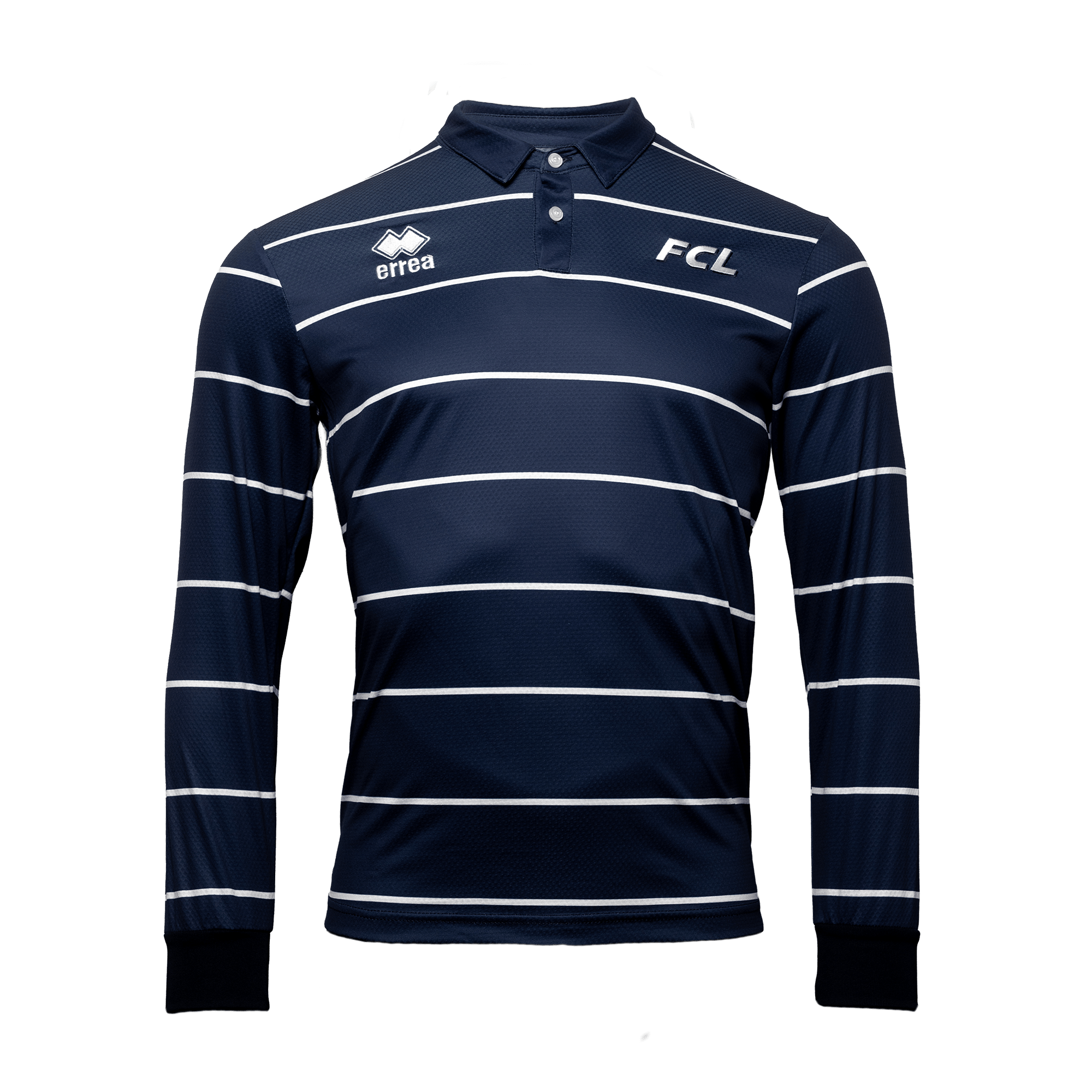 FCL Polo Stripe Navy - FCL Fanshop