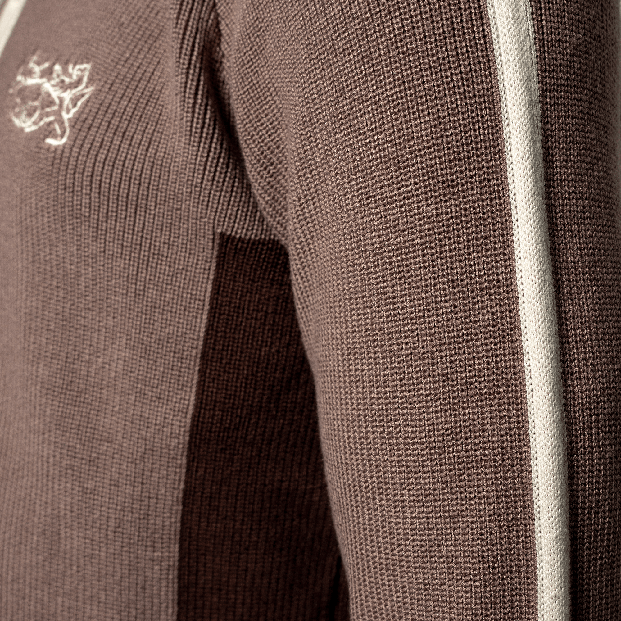 FCL Strickpolo Löwen Braun - FCL Fanshop