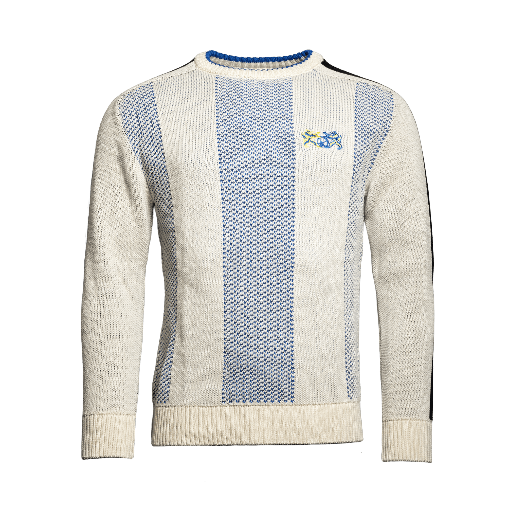 FCL Strickpullover Löwen Blau - Weiss - FCL Fanshop