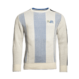 FCL Strickpullover Löwen Blau - Weiss - FCL Fanshop