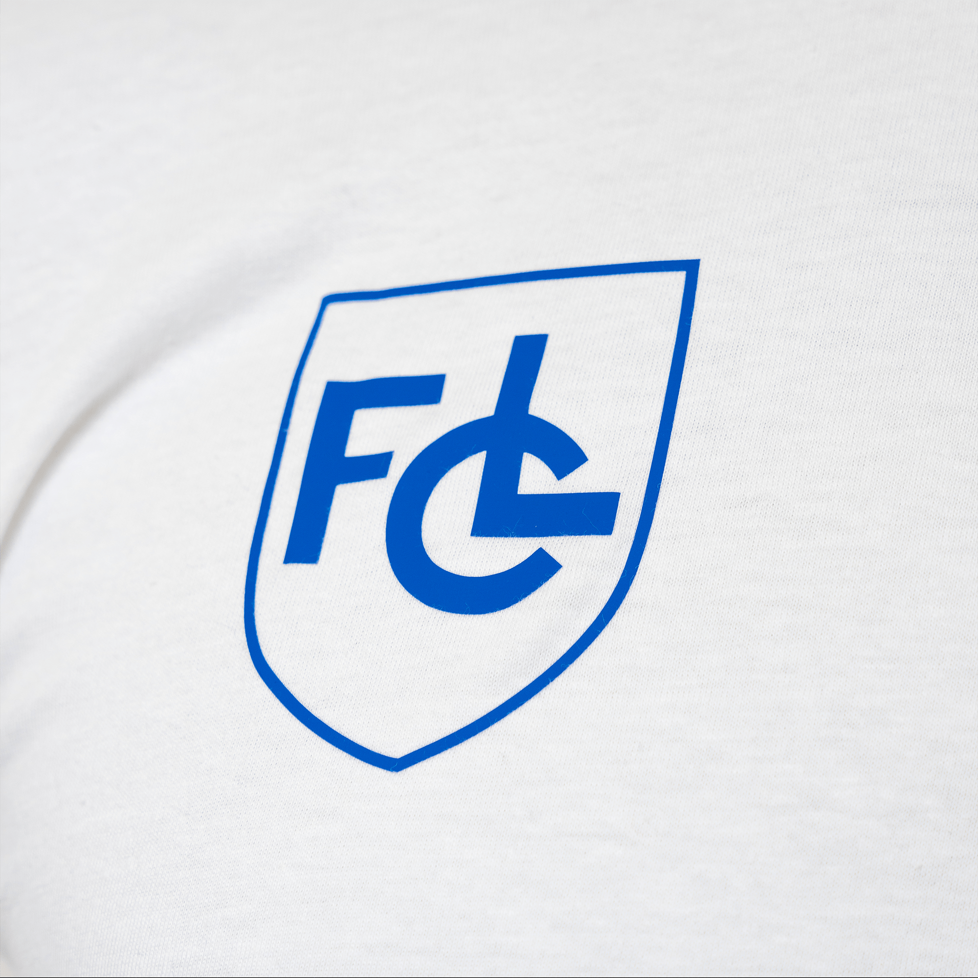 FCL T-Shirt Retro Logo Weiss 2 - FCL Fanshop