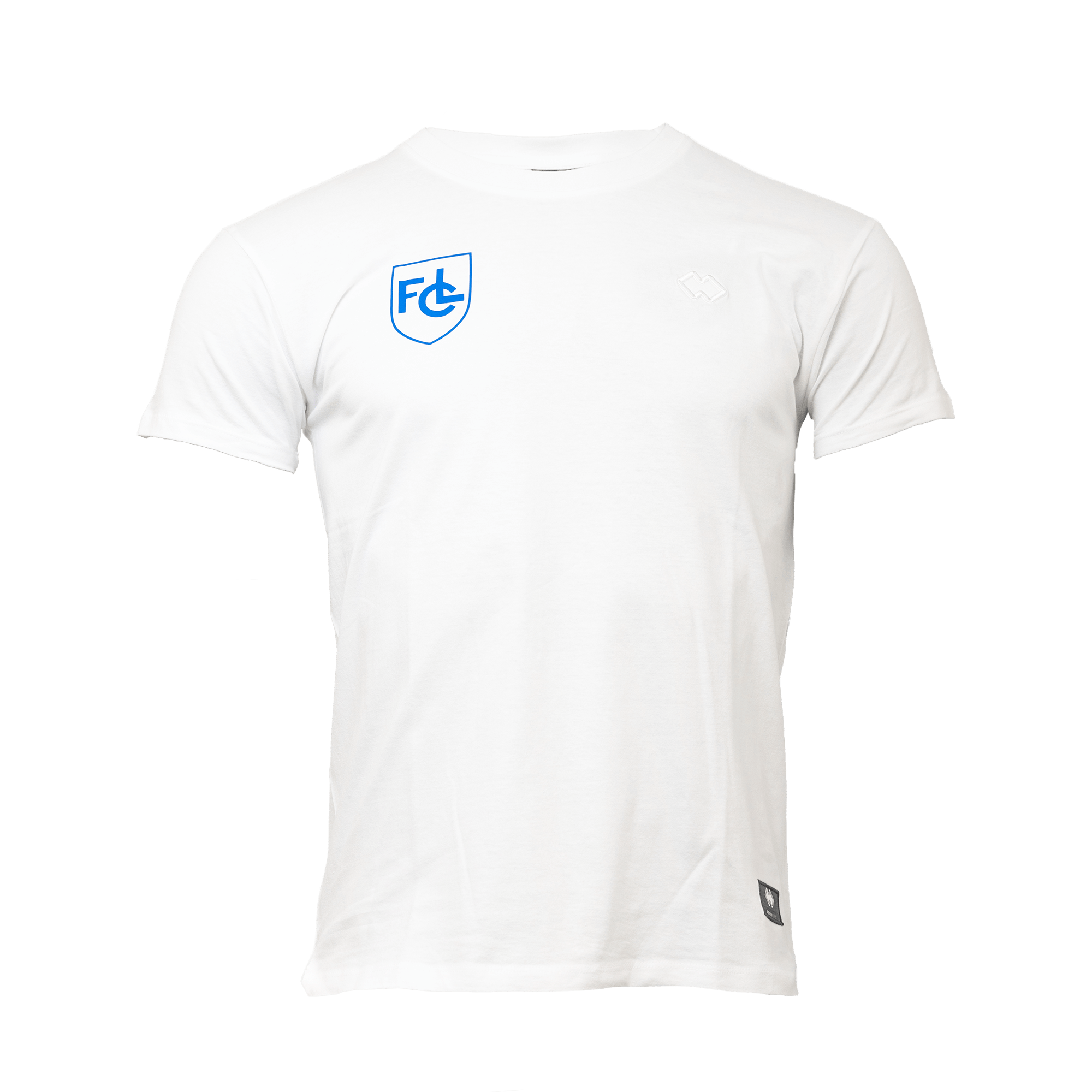 FCL T-Shirt Retro Logo Weiss 2 - FCL Fanshop