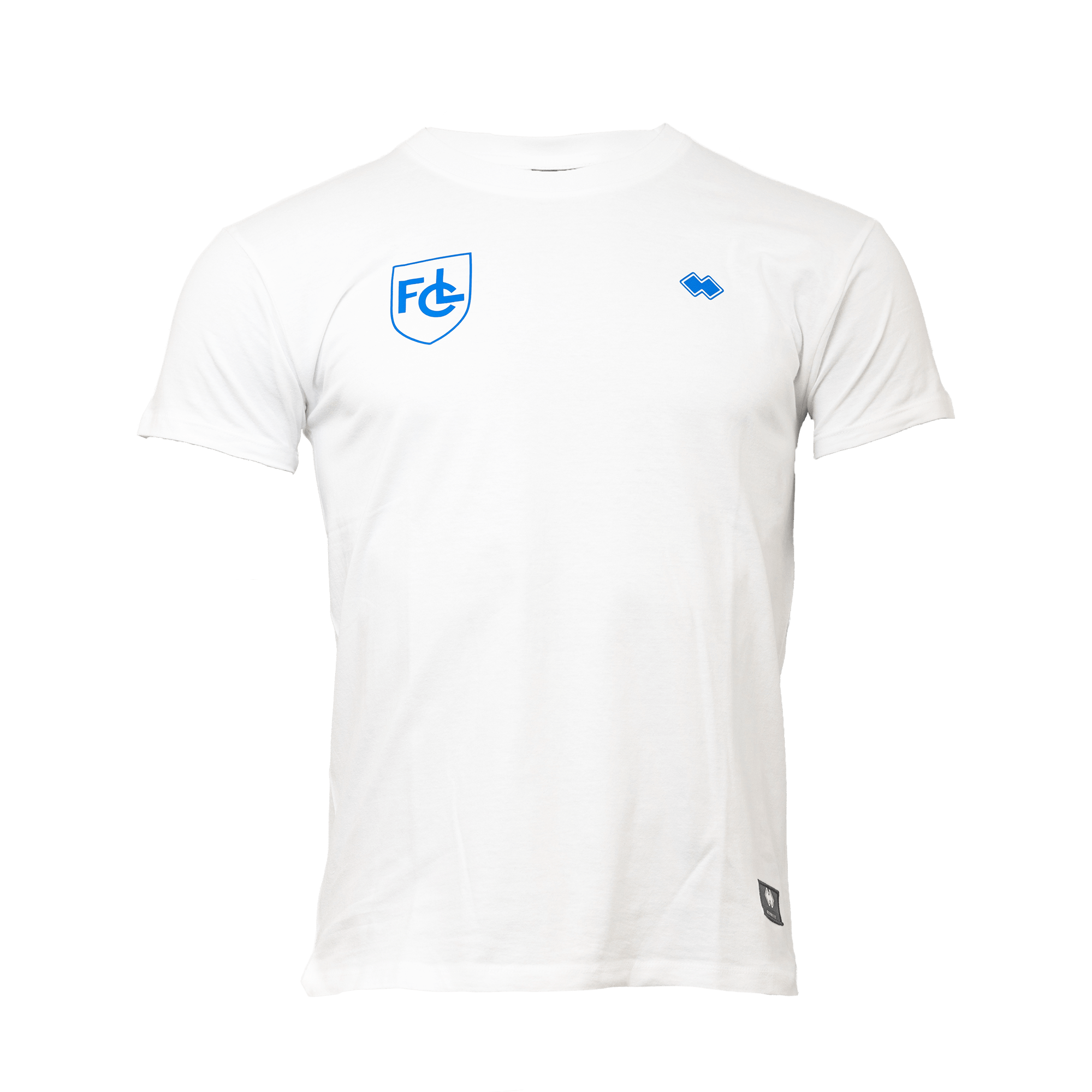 FCL T-Shirt Retro Logo Weiss - FCL Fanshop