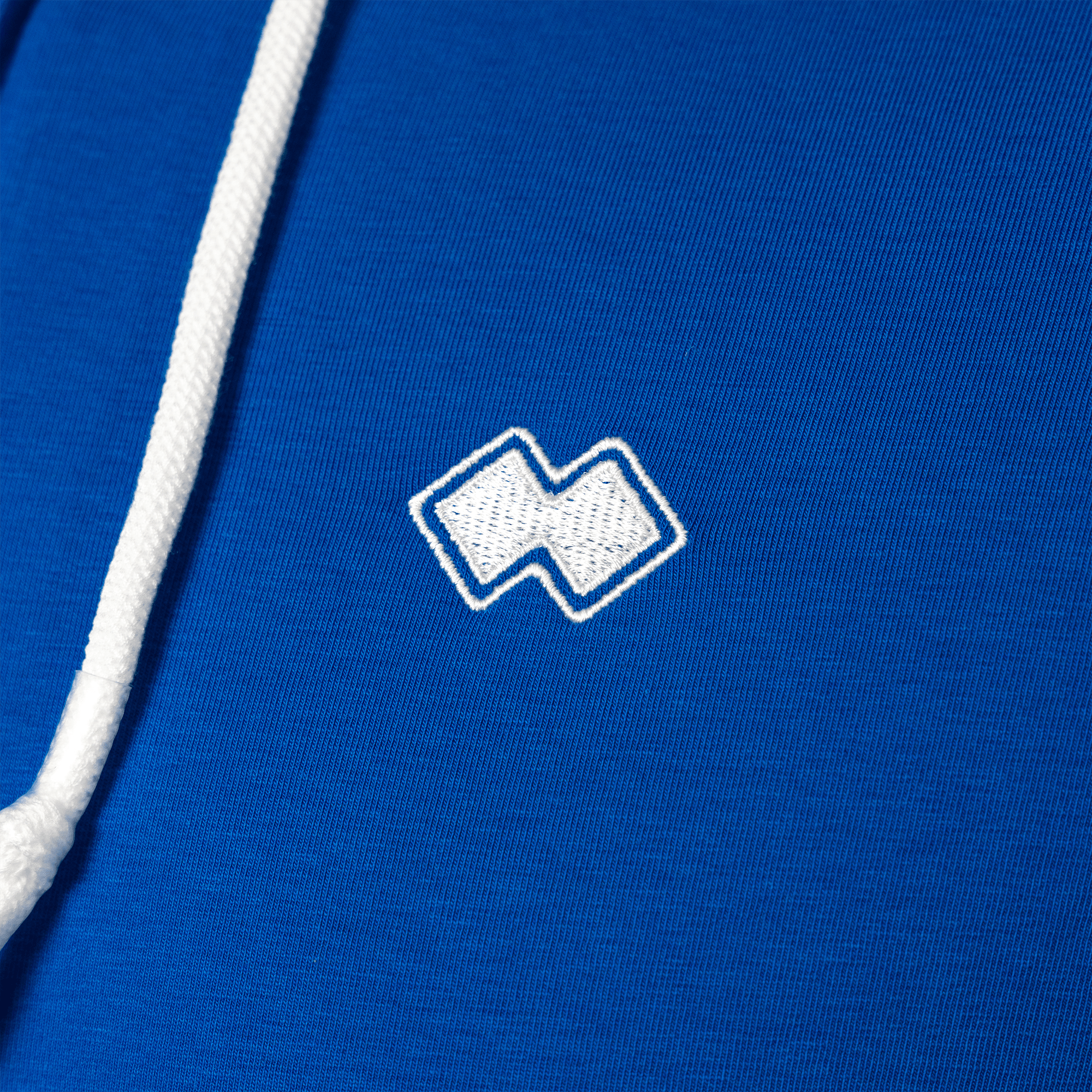 FCL Zip Hoodie Retro Logo Blau - Weiss - FCL Fanshop