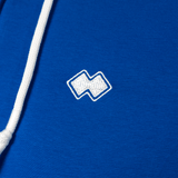 FCL Zip Hoodie Retro Logo Blau - Weiss - FCL Fanshop