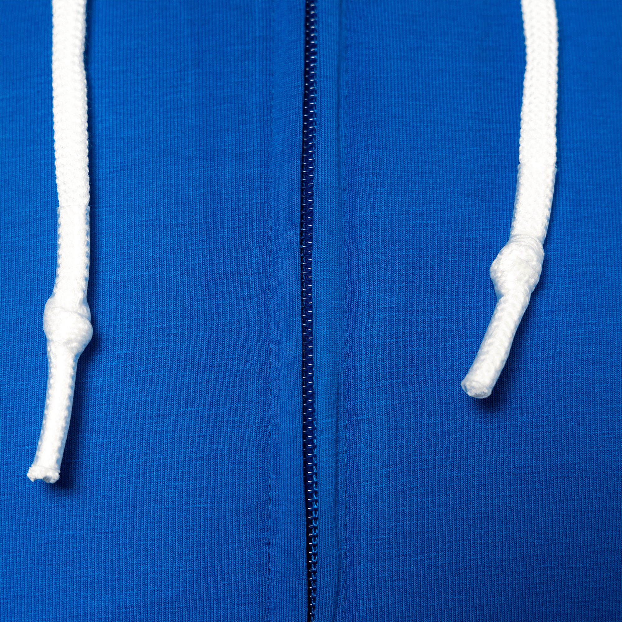 FCL Zip Hoodie Retro Logo Blau - Weiss - FCL Fanshop