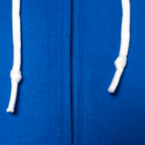 FCL Zip Hoodie Retro Logo Blau - Weiss - FCL Fanshop